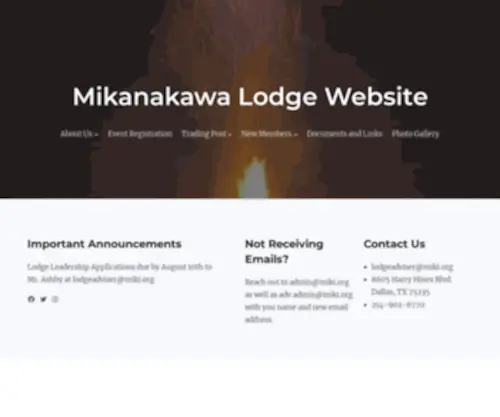 Miki.org(Mikanakawa Lodge) Screenshot