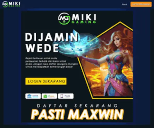Mikigamingplay.org(Daftar Link Slot Gacor Terpercaya Mudah Menang 2023) Screenshot