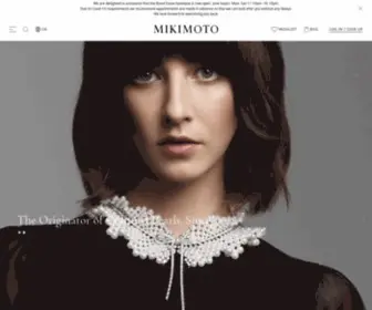 Mikimoto.co.uk(The originator of cultured pearls) Screenshot