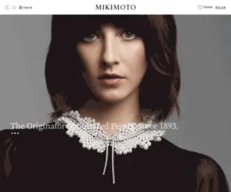 Mikimoto.com.cn(The Originator of Cultured Pearls) Screenshot