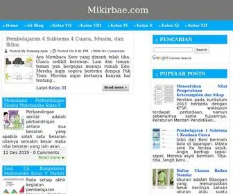 Mikirbae.com(Tempat Berbagi Pengetahuan) Screenshot