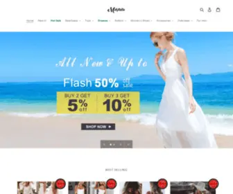 Mikitata.com(Women fashion clothing and accessories online store) Screenshot