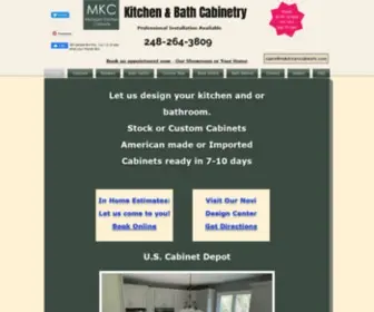 Mikitchencabinets.com(Michigan Kitchen Cabinets) Screenshot