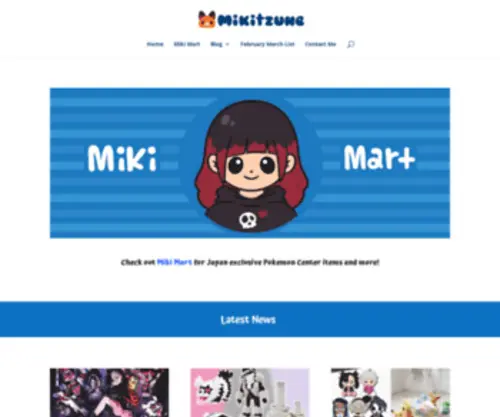 Mikitzune.com(Pokemon & Food) Screenshot