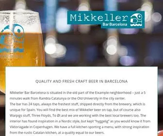 Mikkellerbar.es(Mikkeller Bar Barcelona) Screenshot