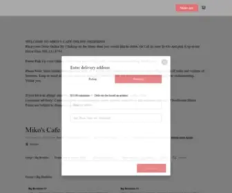 Mikoscafe.com(MIko's Cafe) Screenshot