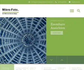Mikro-Foto.de(Der Mikrokosmos) Screenshot