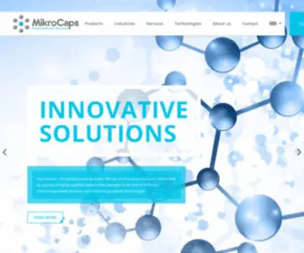 Mikrocaps.com(We are an innovative company established by a group of highly qualified experts) Screenshot