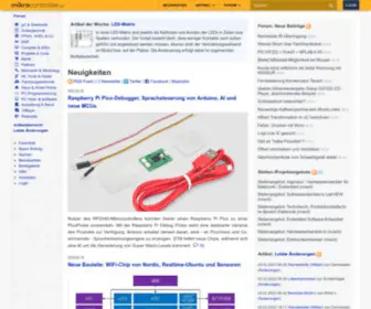 Mikrocontroller.net(News) Screenshot
