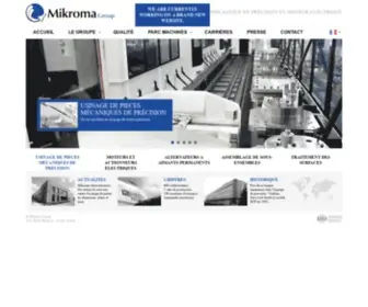 Mikroma.com(Mikroma GROUP) Screenshot