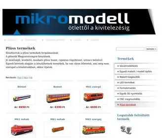 Mikromodell.hu(Hírek) Screenshot