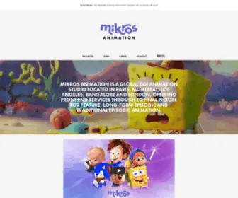 Mikrosanimation.com(Mikros Animation) Screenshot