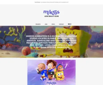 Mikrosimage-Animation.com(Mikrosimage Animation) Screenshot