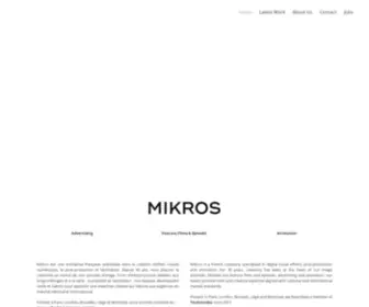 Mikrosimage.com(Mikros offers bespoke full service production solutions across feature film animation) Screenshot