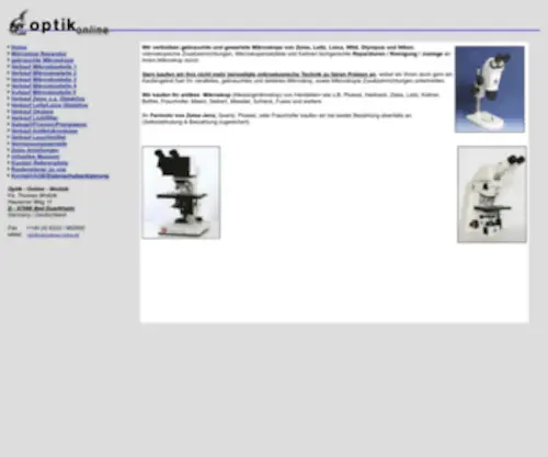 Mikroskop-Online.de(Optik-online) Screenshot