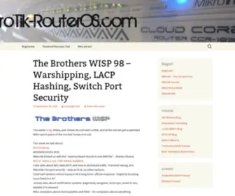 Mikrotik-Routeros.com(The (unofficial) Mikrotik site) Screenshot