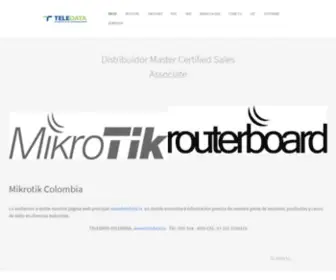 Mikrotikcolombia.com.co(Inicio) Screenshot