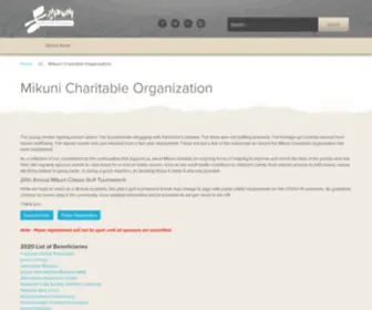 Mikunifoundation.org(Authentic Japanese Dining Experience) Screenshot