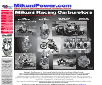 Mikunipower.com(Mikuni Power) Screenshot