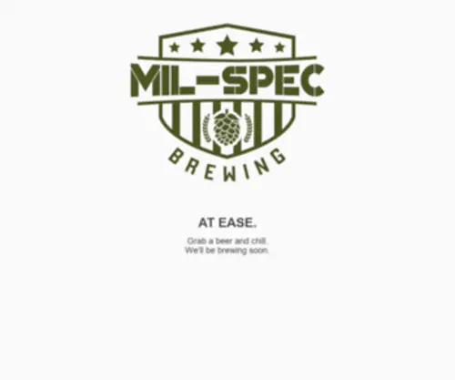 Mil-Specbrewing.com(Mil Specbrewing) Screenshot