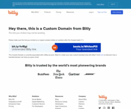 Mil1.st(Custom Domain by Bitly) Screenshot