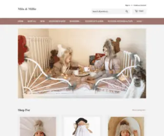 Milaandmillie.com(Mila &amp; Millie) Screenshot