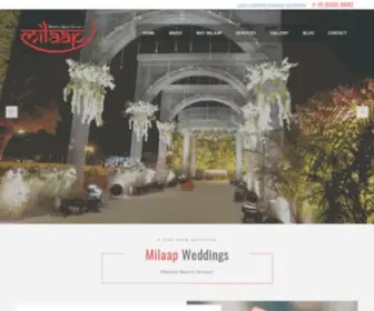 Milaapweddings.com(Milaap Weddings) Screenshot