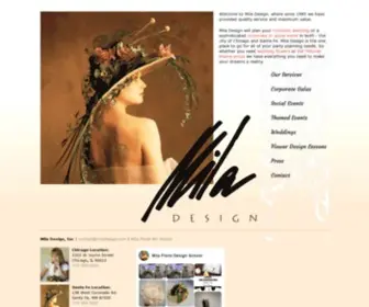 Miladesign.com(Mila Design) Screenshot