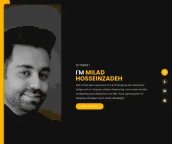 Miladhosseinzadeh.com(MILAD HOSSEINZADEH) Screenshot