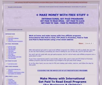 Miladyann.com(Paid to Read Email Make Money Free Stuff International PTP) Screenshot