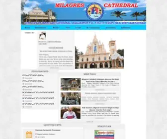 Milagrescathedralkallianpur.com(Our Lady Of Miracles Church Kallianpur) Screenshot