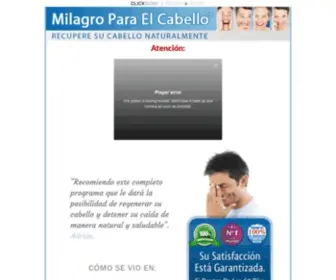 Milagroparaelcabello.com(Milagro para el cabello) Screenshot