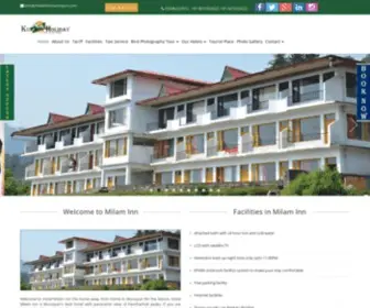 Milaminnmunsiyari.com(Milam inn Munsiyari Hotels) Screenshot