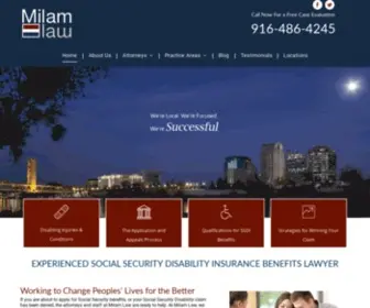 Milamlaw.com(Milam Law) Screenshot