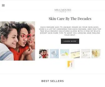 Milamoursi.com(Mila Moursi Advanced Skin Care) Screenshot