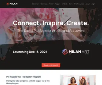 Milanartinstitute.com(Milan Art Institute) Screenshot