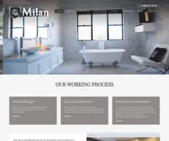 Milanbathroom.com.au(Bathroom Renovations Sydney) Screenshot