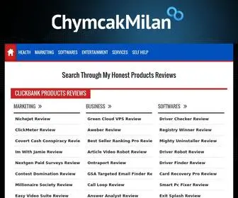 Milanchymcak.com(Honest Clickbank Products Reviews by Milan Chymca) Screenshot