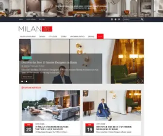 Milandesignagenda.com(Your guide for the design capital) Screenshot