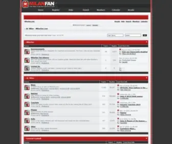 Milanfan.com(AC Milan) Screenshot