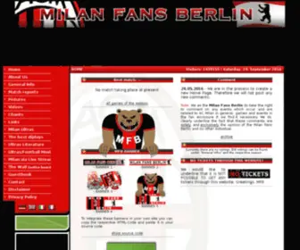 Milanfansberlin.de(Milan Fans Berlin) Screenshot