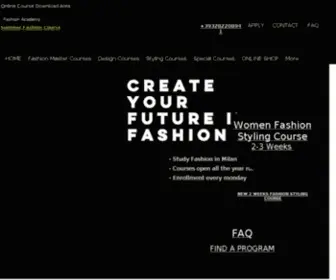 Milanfashioncampus.eu(Fashion Design School Italy) Screenshot