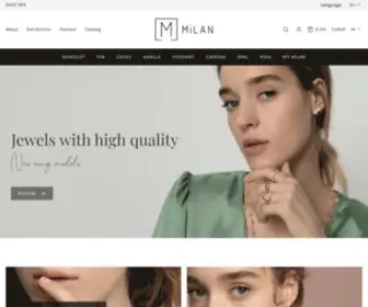 Milanjewellery.com(Milan Jewellery) Screenshot