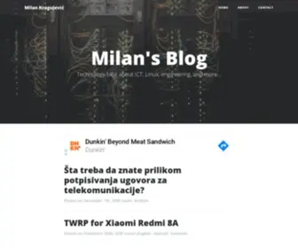 Milankragujevic.com(Milan Kragujevi) Screenshot