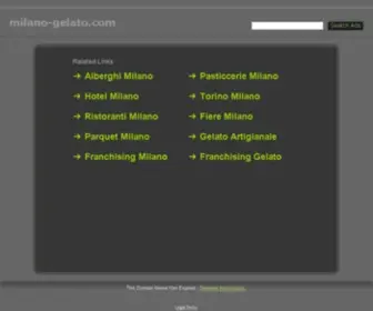 Milano-Gelato.com(Milano Gelato) Screenshot