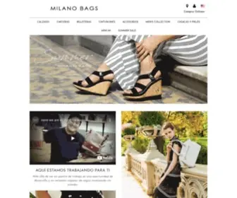 Milanobags.com(Milano Bags) Screenshot