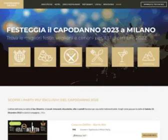 Milanocapodanno.it(Capodanno 2020 Milano) Screenshot