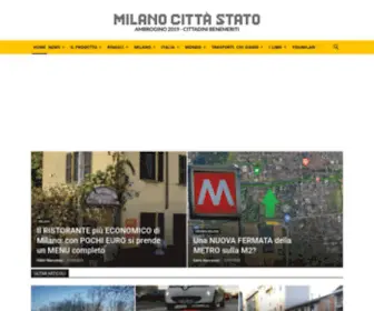 Milanocittastato.it(Milano) Screenshot