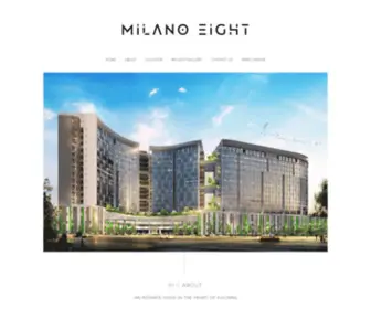 Milanoeight.com(Luxury Apartments) Screenshot