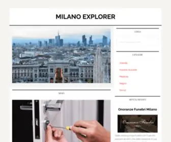 Milanoexplorer.it(Milano Explorer) Screenshot